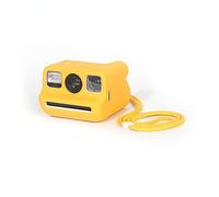 Protective Case Compatible with Polaroid GO Camera - Silicone Soft Skin-Friendly Cover, Includes Wrist Strap (Yellow)