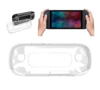 Protective Case Compatible with Retroid Pocket 6, Soft TPU Cover Compatible with RP6, Shock-Absorbing Bumper Shell for Game Console, Anti-Scratch Transparent Sleeve (White)