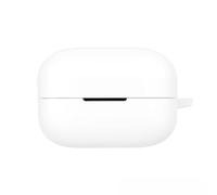 Protective Case Compatible with Sony LinkBuds Clip Earbuds, Silicone Case, 360° Full Coverage, Shockproof, Washable, with Carabiner (White)