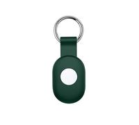 Protective Case Compatible with Xiaomi Tag, Slim Waterproof Tracker Silicone Cover with Keychain for Anti-Lost Tracking (Dark Green)