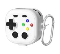 Protective Case Cover, Compatible with Sam-sung Galaxy Buds 4 & Buds 4 Pro 2026, Game Console Design Protective Skin Cover with Secure Lock Clip, Shockproof Full Protection