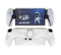 Protective Case Cover for Sony Playstation Portal,with Stand,TPU Gaming Console Controller Sleeve Skin,Game Machine Grip Shell Case,Shock-Absorption Anti-Scratch (White)