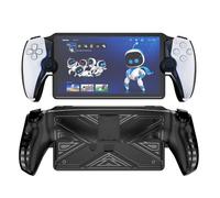 Protective Case Cover for Sony Playstation Portal,with Stand,TPU Gaming Console Controller Sleeve Skin,Game Machine Grip Shell Case,Shock-Absorption Anti-Scratch (Black)