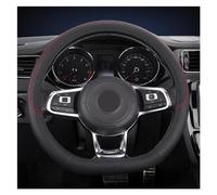 Protective Case D Shape 36CM Car Steering Wheel Cover PU Leather Steering Wheel Protective Cover For Civic For Ciimo For Jade Steering Hood(BLACK D SHAPE)