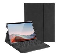 Protective Case for 10-inch Microsoft Surface Go 4/3/2/1, Multiple Angle Viewing, Slim Lightweight Cover, Stylus Holder, Light Heat Dissation, Compatible with Type Cover Keyboard, Black