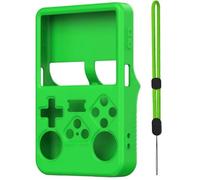 Protective Case for ANBERNIC R36S, Game Console Protector, Soft Silicone Sleeve Cover, Anti-Scratch Skin, Handheld Gaming Accessories (Green)