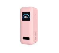 Protective Case for Anker Prime 9600mAH 65W Power Bank, Soft Silicone Skin Shell Cover, Shockproof Dustproof Design, for Portable Charger Protective Accessories, 3 Color Options (Pink)