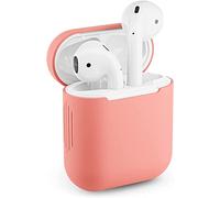 Protective Case for Apple Airpods 1 & 2 Silicone Case Airpod Case (Coral)