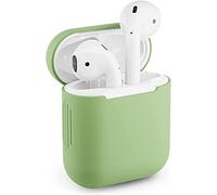 Protective Case for Apple Airpods 1 & 2 Silicone Case Airpod Case (Light Green)