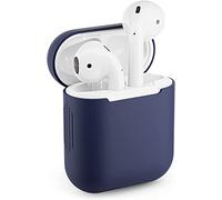 Protective Case for Apple Airpods 1 Silicone Case Airpod Case (Dark Blue)
