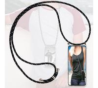 Protective Case For Apple iPhone 15 Pro Cord Strap Phone Chain Case Bag Cover
