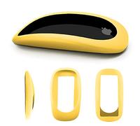 Protective Case for Apple Magic Mouse 1&2, Drop-Resistant, Wear-Resistant Mouse Accessories Silicone Cover (Yellow)