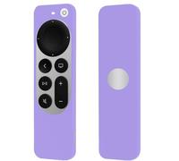 Protective Case for Apple TV Siri Remote - Silicone Remote Cover for Apple TV 4K / HD Siri Remote Controller (2nd Gen / 3rd Gen) - Purple