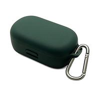 Protective Case for Beats Studio Buds Case Cover with Clip, Silicone Case Keychain Compatible with Studio Buds Protector Cover Keyring Shockproof NOT Include Earbuds (-10181323)