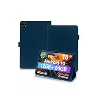 Protective Case for Ckypad Ctab 10 10.1 inch Tablet Android 14 Tablet with Hand Strap & Stand& Anti-Drop Feature - Sleek and Simple Design,Blue