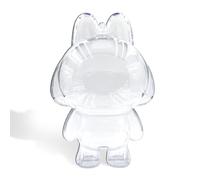 Protective Case for Cryba Tears Factory Series,Transparent Acrylic Display Box with Silicone Strap White for Storage Hanging Doll-Clear(Doll Not Include)