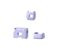 Protective Case for DJI Mic Mini Silicone Case Microphone Charging Compartment Dust Protector Sleeve Accessories (1 TX+1 RX Set Purple)