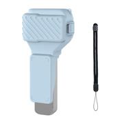 Protective Case for DJI Osmo Pocket 4P, Integrated Gimbal Lens Cap & Screen Protector Guard, Hard Shell Anti-Scratch Cover with Wrist Strap for Pocket 4P Camera Accessories (Blue)