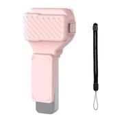 Protective Case for DJI Osmo Pocket 4P, Integrated Gimbal Lens Cap & Screen Protector Guard, Hard Shell Anti-Scratch Cover with Wrist Strap for Pocket 4P Camera Accessories (Pink)