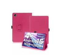 Protective Case for DOOGEE T10W Tablet Android 14 Tablet with Hand Strap & Stand& Anti-Drop Feature - Sleek and Simple Design,RoseRed