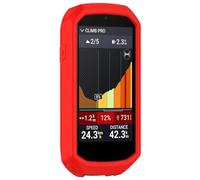 Protective Case for for Garmin Edge 1050, Silicone Soft Edge Cover, Shockproof Dustproof Skin, Lightweight Slim Fit, Scratch-Resistant Design (Red)
