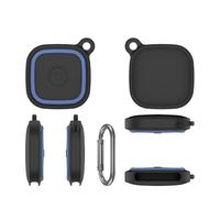 Protective Case for for Tile by Life360 Mate 2024, Lightweight Soft Silicone Skin Shockproof Dustproof Cover with Hook for by Life360 Pro 2024 Bluetooth Tracker Accessories (Blue)