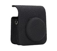 Protective Case for Fuji Film Instax Mini 12, 3D Pattern Portable Travel Storage Cover Bag for Mini 12 Instant Camera, Vintage Detachable Cover Camera Case with Adjustable Strap