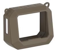 Protective Case for Garmin Xero C1 Pro, Soft Silicone Half Cover Anti-fall Anti-scratch Protective Cover for Xero C1 Pro Timer Accessories (Brown)
