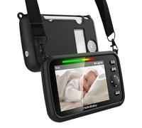 Protective Case for HelloBaby Baby Monitor 5" - Includes Carrying Strap and Built-in Magnets (Fits HB6550 Upgrade Monitor, 5inch Screen)