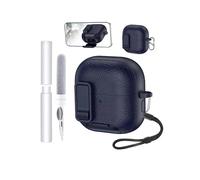 Protective Case for HUAWEI FreeClip 2 Earbuds,Soft TPU+PC Cover,Waterproof,Shockproof,toergy Anti Scratch,Easy Carrying Sleeve,with Lanyard & Keychain & Cleaner kit（Blue）