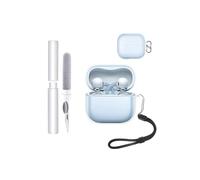 Protective Case for Huawei FreeClip 2 Earbuds,toergy Soft TPU Clear Cover,Waterproof,Shockproof,Anti Scratch,Easy Carrying Sleeve,with Lanyard & Keychain & Cleaner kit（Transparent）