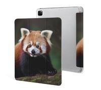 Protective Case for iPad Pro 12.9 Inch 2022/2021/2020/2018,6th/5th/4th/3rd Generation,Animal Red Panda Printed iPad Pro 12.9 Case with Pencil Holder,Auto Wake/Sleep