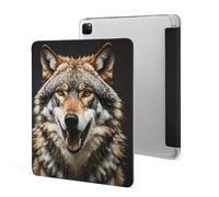 Protective Case for iPad Pro 12.9 Inch 2022/2021/2020/2018,6th/5th/4th/3rd Generation,Hungry Like A Wolf Printed iPad Pro 12.9 Case with Pencil Holder,Auto Wake/Sleep