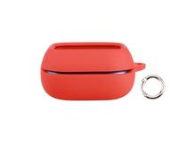 Protective Case for JBL Live Flex 4, Headphone Silicone Cover Scratch-resistant Earbuds Case Shockproof Shell (red)