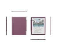 Protective Case for Kindle Scribe 11 Inch, TPU Transparent Shockproof Cover for Scribe Colorsoft 11 and 2026 Model, Anti Drop Slim Skin with Pen Slot Options (Transparent with Pen Slot)