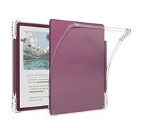 Protective Case for Kindle Scribe 11"/Scribe Colorsoft 11"/2026, Slim Lightweight Drop-Proof Scratch Proof Soft TPU Clear Protective Cover Raised Edge (Transparent with Pen Slot)