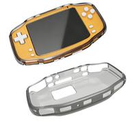 Protective Case for KONKR Pocket Advance, TPU Case Soft Sleeve Shockproof Protector Shell Cover Gaming Console Accessories (Transparent Black)