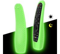 Protective Case for LG AN-MR600/LG AN-MR650/LG AN-MR18BA/AN-MR19BA/AN-MR20GA Remote Control, Silicone Anti Slip LG Magic Remote Case Cover Skin Holder Sleeve Protector Sleeve Holder-Glow Green