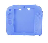 Protective Case for Nintendo 2DS Game Silicone Rubber Gel Skin Cover Guard (Blue)