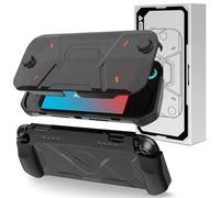 Protective Case for Nintendo Switch 2 (2025 Model), TPU + PC 2 in 1 Cover Protector for Switch 2, Case with Ergonomic Grip, Anti-Scratch, Shock-Absorption (Black)