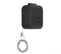 Protective Case for Nothing Ear 3 Liquid Silicone Shell Drop for Proof for Slim Fit Design Waterproof Washable Accessory 65x62x28mm(Black)