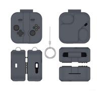 Protective Case for Nothing Ear (3) Liquid Silicone Skin - Sweatproof Dustproof Full Body Shield Earbuds Holder Black 6.4x6.1x2.9cm