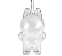 Protective Case for Plush Figure Doll, 6.9 Inch Display Stand Acrylic Case Cover Mini Transparent Standing Doll Protector Cover Clear Dust Cover Walking Display Bag Display Case for Fan Collection