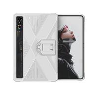 Protective Case for RedMagic Astra/Tablet 3 Pro, Flexible Sleeve TPU Cover Shell with Air Cushion Corner, Built-in Folding Stand, Slim and Light, Anti-Scratch Shockproof Protection (White)