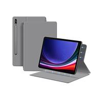 Protective Case for Samsung Galaxy Tab S9+ Plus 12.4 inch 2023 SM-X810/SM-X816B/SM-X818U, Magnetic Tablet Case Sleeves, Slim Smart Lightweight Multi-Angle Stand Cover Built-in S Pen Holder (Gray)