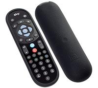 Protective Case for Sky Q Remote Control Cover by Inbrackets - Shockproof Cover Case Skin for Latest Sky Q BLUE BUTTON VOICE CONTROL Remote Control EC202 - Premium Honeycomb Texture (Black)