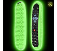 Protective Case for Sky Q Remote Control EC101/Non-Touch/Touch Original Smart TV Replacement Remote Controls Silicone Case Cover Case Non-Slip for Sky Q,Silver,Mini Box,Sky Glass Remote (Glow Green)