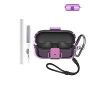 Protective Case for Sony WF-C510 Earbuds - Durable and Eco-Friendly Bluetooth Earphone Cover with Precise Holes and Charging Compatibility - Shock-proof, Comfortable Touch,Purple