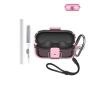 Protective Case for Sony WF-C510 Earbuds - Durable and Eco-Friendly Bluetooth Earphone Cover with Precise Holes and Charging Compatibility - Shock-proof, Comfortable Touch,Pink