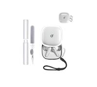 Protective Case for soundcore Liberty 5 by Anker Earbuds,toergy Soft TPU Clear Cover,Waterproof,Shockproof,Anti Scratch,Easy Carrying Sleeve,with Lanyard & Keychain & Cleaner kit（Transparent）